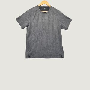 Li-Ning Basketball Shirt Mens Large Grey AT DRY ULTRA Performance Tee ATSV159-1
